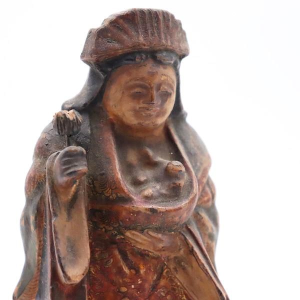 オールド・バカラ 極稀少 1880年頃 聖母子像 27cm フロスト加工大型置物 オールド・バカラ 極稀少 1880年頃 聖母子像 27cm フロスト加工大型