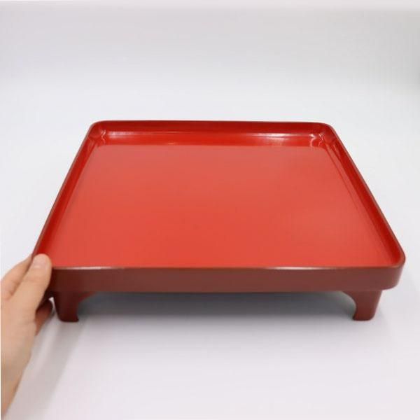 専用 籃胎漆器 脚付御膳 配膳台 細密竹細工 3脚セット 昭和十二年 伝統工芸 ks-23003_01.jpg