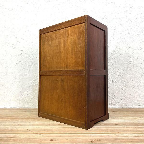 昭和レトロ レトロポップ 木製チェスト 5段 古家具 古道具 ビンテージ 昭和レトロ レトロポップ 木製チェスト 5段 古家具 古道具 ビンテージ