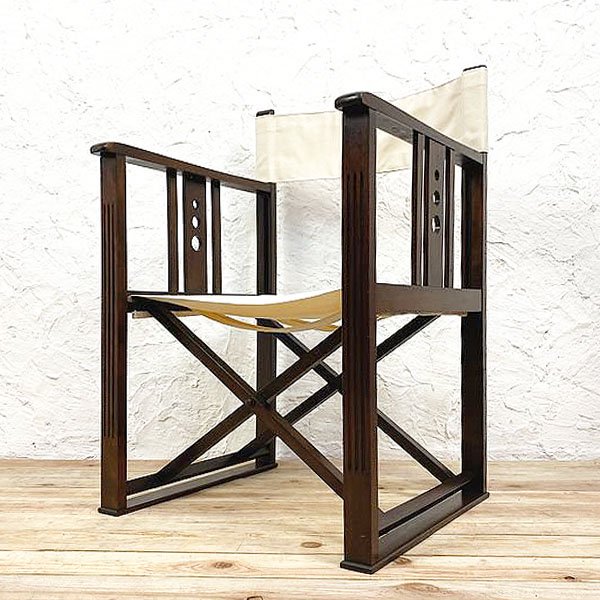 美品 YAMAHA 文化椅子 折り畳み椅子 ディレクターズチェア ヤマハ 山葉 