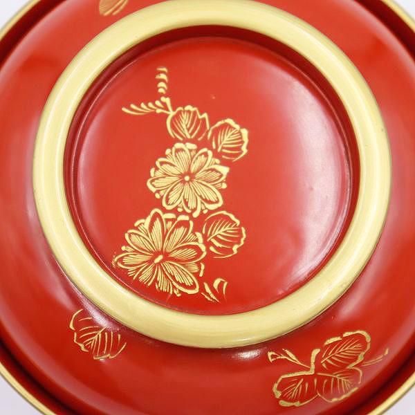 朱漆塗 見返し 総沈金 菊花紋詰 蓋付き 菓子椀 吸物椀 懐石椀 1客① 朱漆塗 見返し 総沈金 菊花紋詰 蓋付き 菓子椀 ラスト1客 - メルカリ