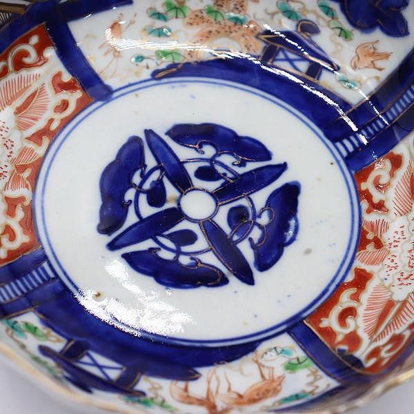 古伊万里　色絵松竹梅なます皿　五客　蛇の目高台　赤絵　緻密な絵付け　古器を楽しむ 古伊万里 色絵松竹梅なます皿 五客 蛇の目高台 赤絵 緻密な絵付け