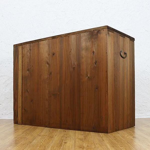昭和レトロ 古家具 時代箪笥 着物箪笥 3段7杯 引き出し 和箪笥 ビンテージ 昭和レトロ 古家具 時代箪笥 着物箪笥 3段7杯 引き出し 和箪笥