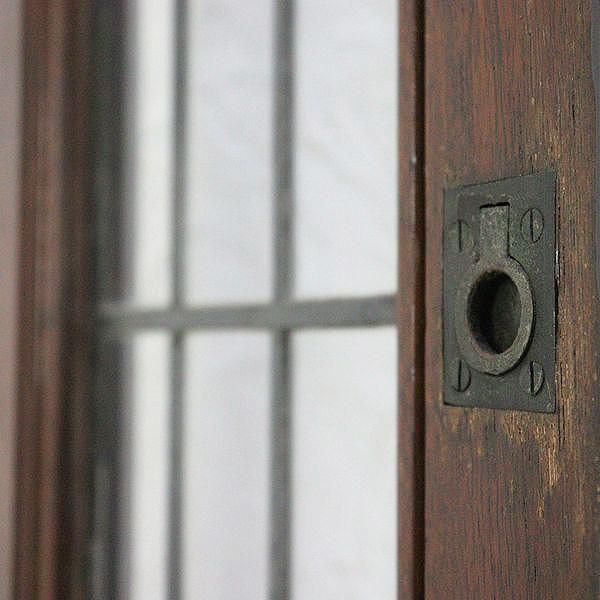 細幅ドア ステンドグラス 洋館風 西洋 建具 格子 アンティーク