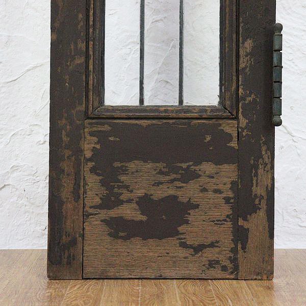 細幅ドア ステンドグラス 洋館風 西洋 建具 格子 アンティーク - 骨董 