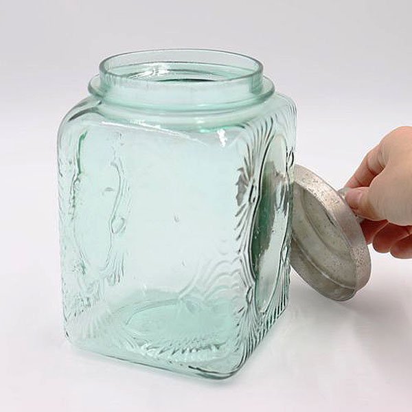 大正ガラス瓶 駄菓子瓶 レトロ ガラスジャー アンティーク - 骨董