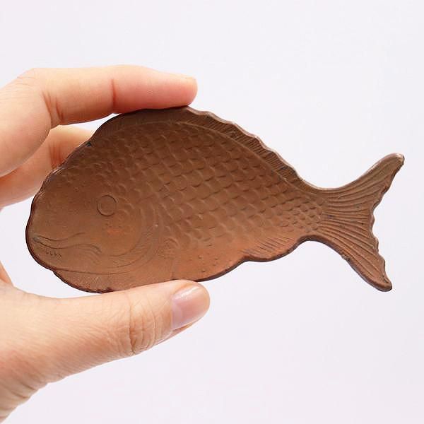 骨董 アンティーク 古伊万里 染付 魚形 変形皿 豆皿 魚皿 箸置き