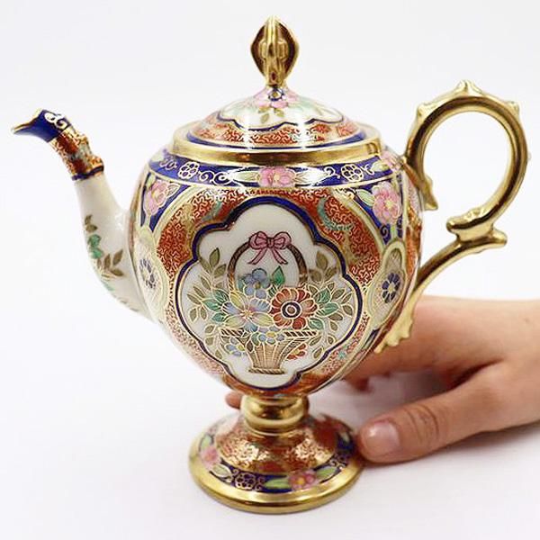 オールドノリタケ 手描き陶器4点セット 金彩装飾