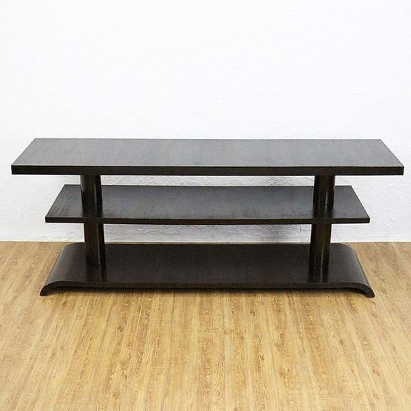 飾り棚 ローボード テレビ台 アールデコ 昭和レトロ 木製