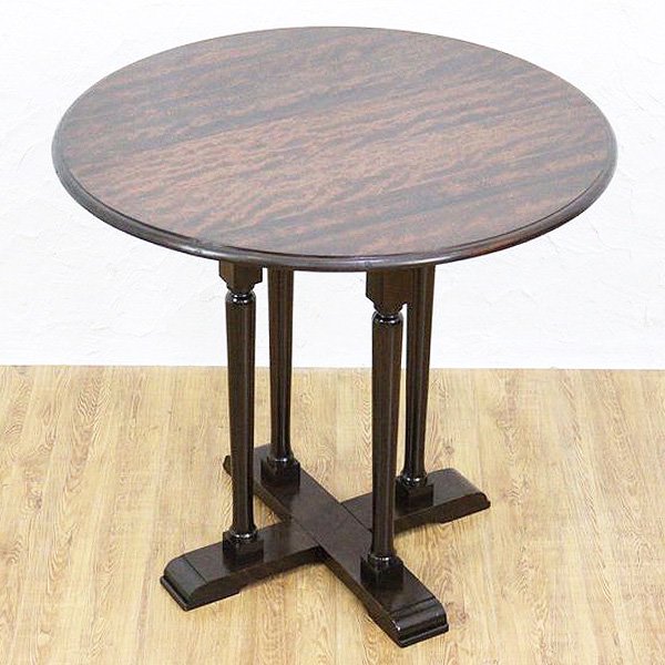 日本製 丸テーブル カフェ・ティーテーブル 大正ロマン アールデコ