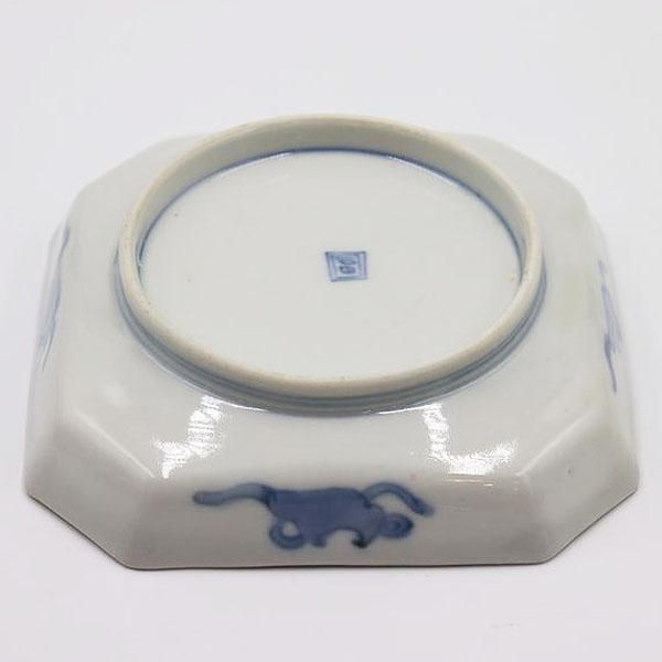 伊万里手描き色絵角皿向付｜幅14.5cm 奥行14.5cm 高さ3cm