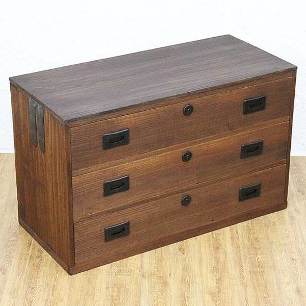 木製和たんす 引き出し3段 【公式通販】