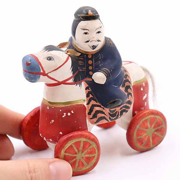 張子 馬乗り鎮台 郷土玩具 民芸 昭和初期 なつかしい 人形 かわいい