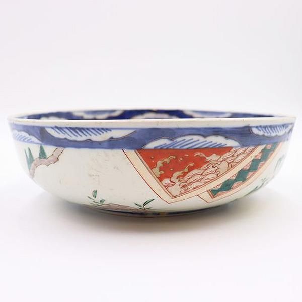 明治～大正期　錦　花草文様　向付　小鉢　赤絵　色絵　小鉢　料理屋　アンティーク器 明治～大正期 錦 花草文様 向付 小鉢 赤絵 色絵 小鉢 料理屋