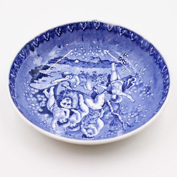 オランダ製アンティーク小皿 阿蘭陀デザイン 華やか 直径12.5 高
