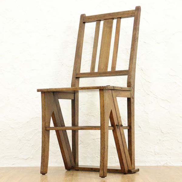 小売店 ベンチ 無垢 組み込み 椅子 チェア レトロ アンティーク