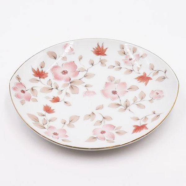 昭和レトロ ケーキ皿 デザート皿 オーバル 楕円 ナルミ NARUMI