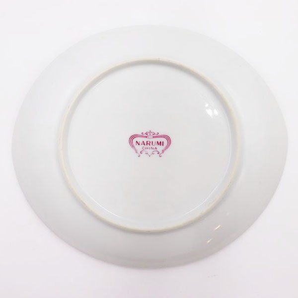 昭和レトロ ケーキ皿 デザート皿 オーバル 楕円 ナルミ NARUMI（ピンク