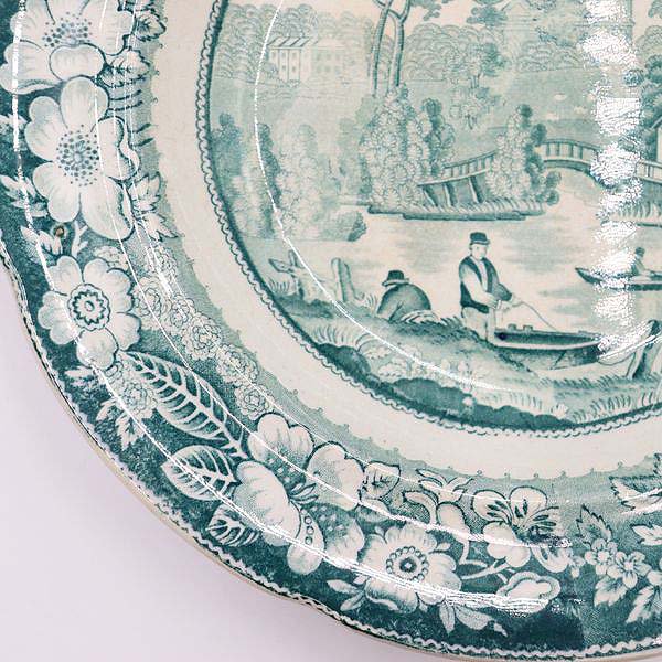 イギリス製 アンティーク 平皿 プレート ディナー皿 シチュー皿 飾り皿 