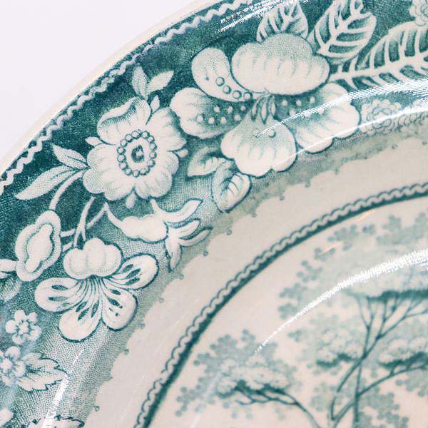 イギリス製 アンティーク 平皿 プレート ディナー皿 シチュー皿 飾り皿