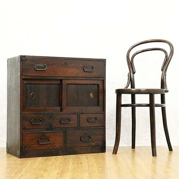 新品】会津塗り 2段 小引き出し 二段 和風 漆塗 鉄仙 木製 小