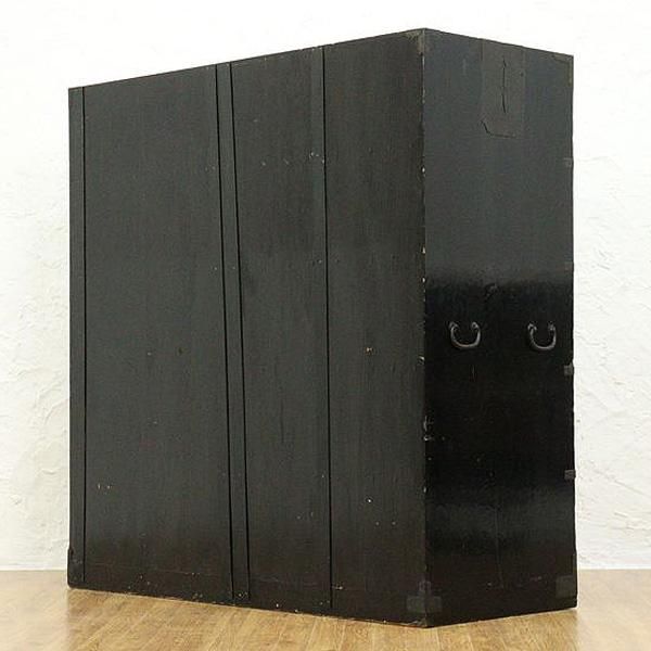 シオジ材の黒塗り箪笥｜引出し大5杯 普段使いに最適