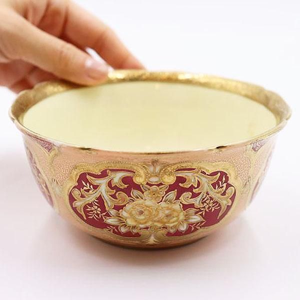 ノリタケ オールドノリタケ 金彩薔薇絵 ボウル 23cm