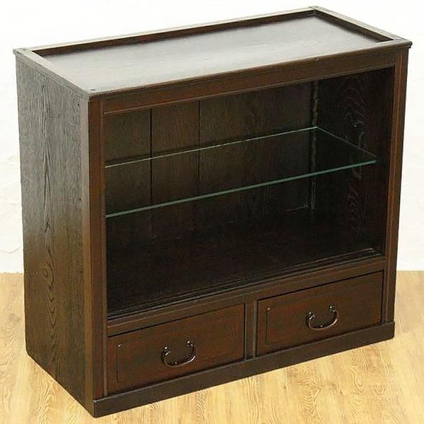 タモ材の玉杢目が美しい茶箪笥 タモ材の玉杢目が美しい茶箪笥 玉杢茶箪笥｜ウッディー上野村