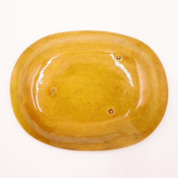 秘藏 清時代 鶏油黄 漆器 皿 置物 手彫り 極細工 中國古美味 古美術 GP0516
