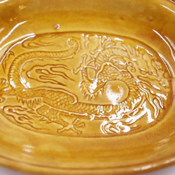 秘藏 清時代 鶏油黄 漆器 皿 置物 手彫り 極細工 中國古美味 古美術 GP0516