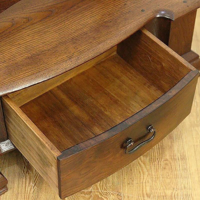 大正ロマン楕円鏡台 桜透かし彫り和洋折衷