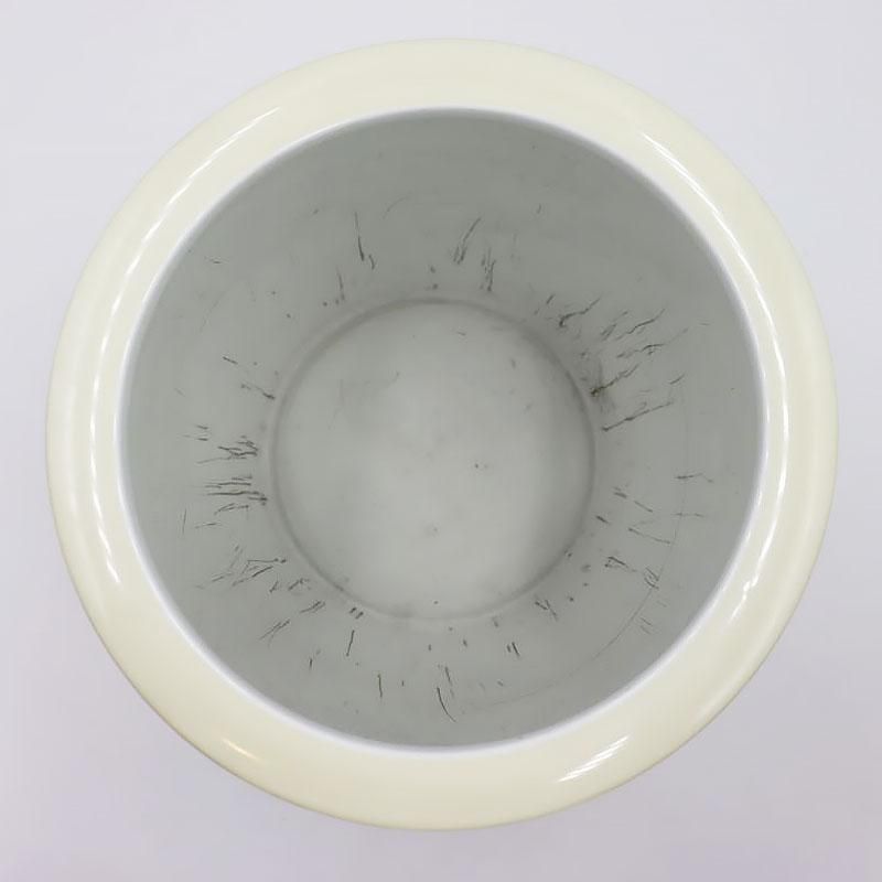 オールドノリタケ　アンティーク　火鉢　鉢カバー オールドノリタケ 手あぶり火鉢 鉢カバー 幾何学模様 アールデコ