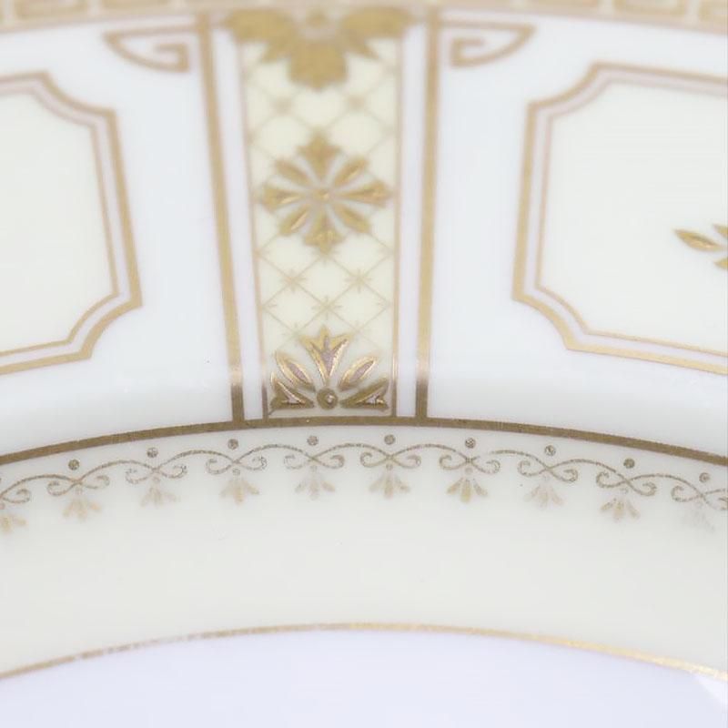 ノリタケ ディナープレート｜洋食器の金彩｜エレガントな