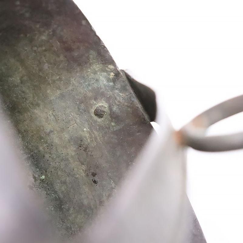 銅のつるべ 花器 オブジェ 置物 古民具 古民家 民芸 骨董 アンティーク