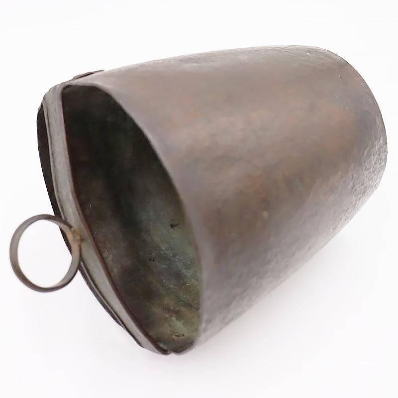 銅製のつるべ 銅のつるべ 花器 オブジェ 置物 古民具 古民家 民芸 骨董 アンティーク