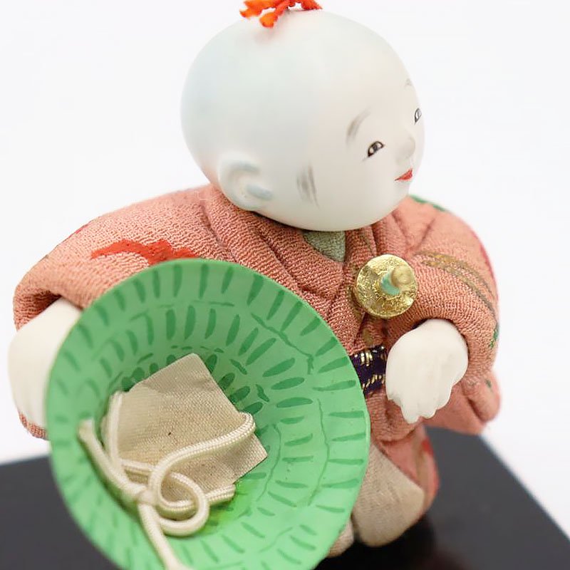 大木平蔵 丸平 木目込 人形 ちりめん着物 置物 飾り 日本製