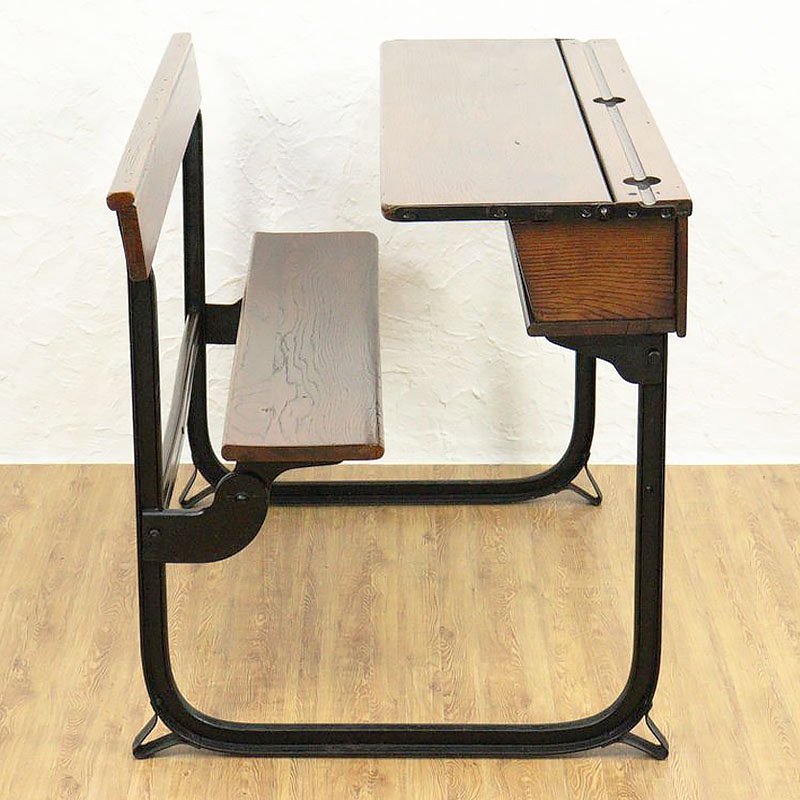 【値下げ】ヴィンテージ 学校の椅子 レトロ スクールチェアー