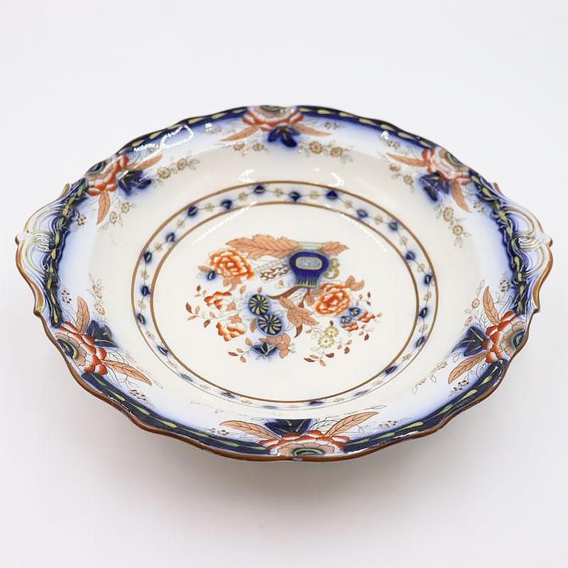 ビンテージ　稀少品　絵皿　フクロウ　大皿　プレート　飾り皿 fuku-plate-005.jpg