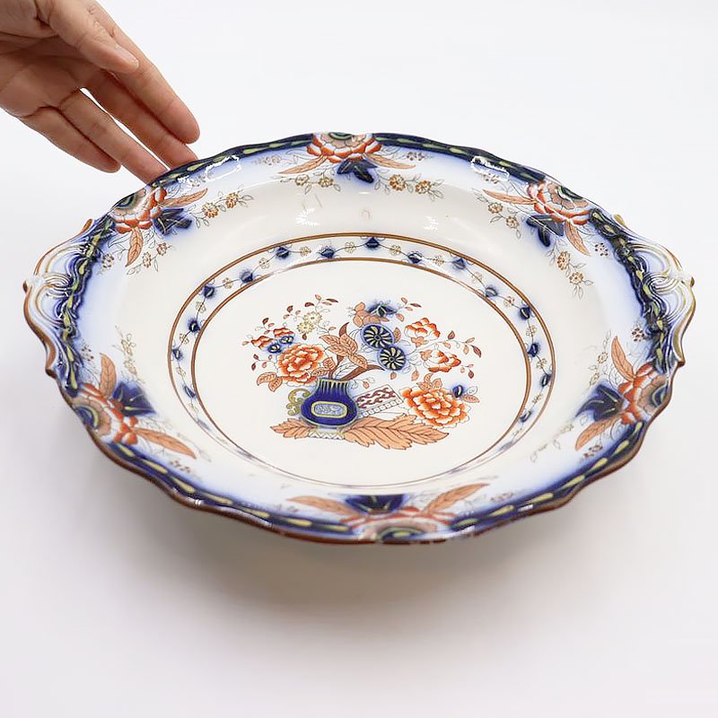 ヨーロッパ製 プレート ディッシュ 洋皿 オランダ 阿蘭陀 アンティーク（ペルシャ調紋様）