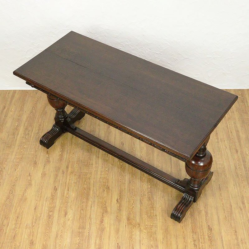 希少 イギリス製 ドローリーフテーブル 伸長式 細幅 コンソール