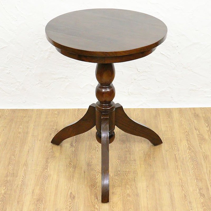 丸テーブル カフェ ティー サイド テーブル ヴィンテージ 木製 シンプル おしゃれ