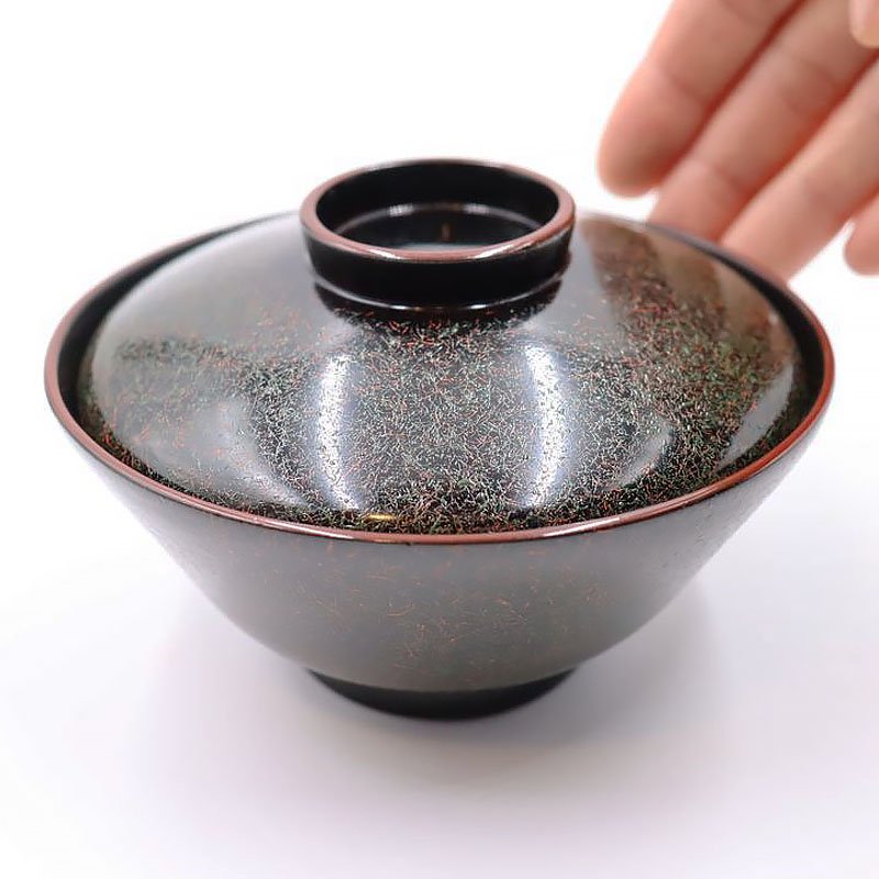 変わり 漆塗り 蓋椀 吸物椀 モダン アンティーク 骨董 和食 漆器の器 日本の美