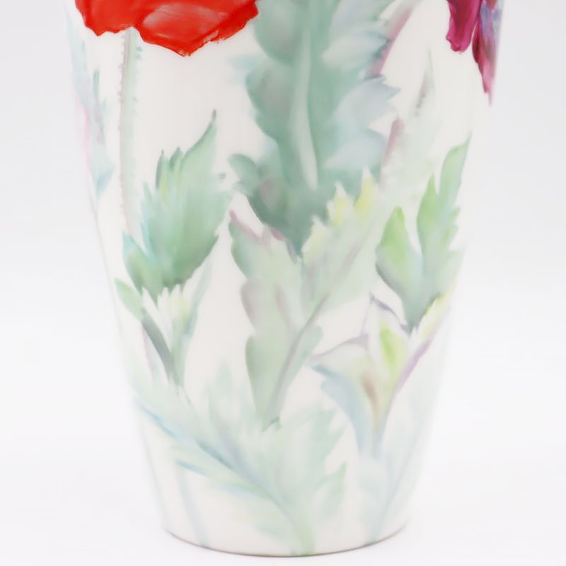 手描き ハンドペイント オールドノリタケ 花瓶 フラワーベース 日本製 