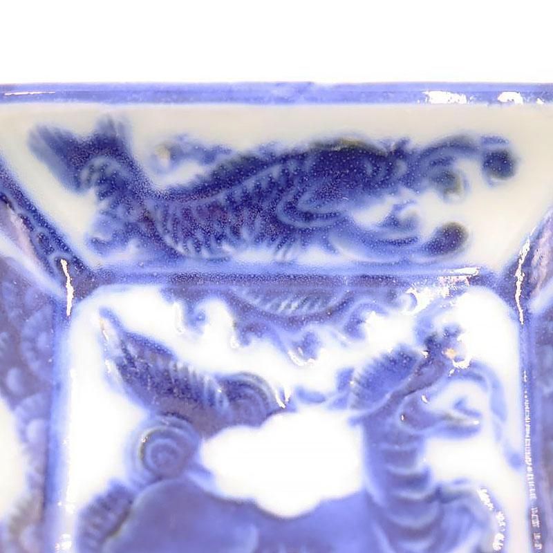 染付仙人豆皿　5客　骨董品　アンティーク　古美術　中国 Yahoo!オークション -「古染付 皿」の落札相場・落札価格