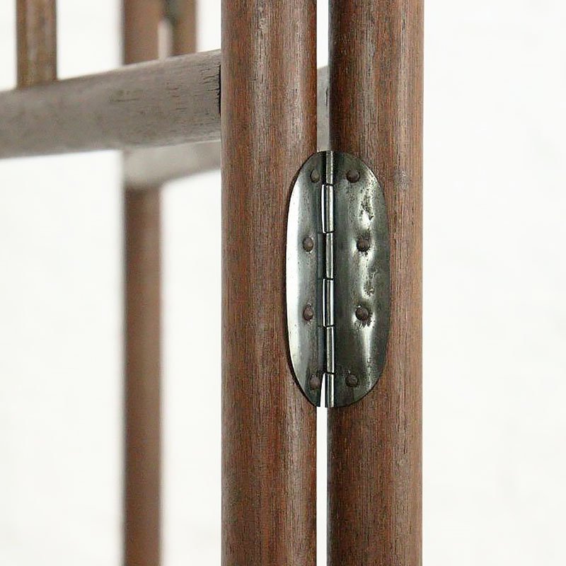 木地 衣桁（いこう） 衣紋掛け 和装 二つ折り 日本製 大正時代 日本の