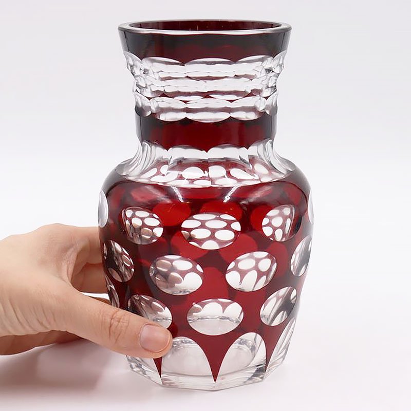 ウランガラス アンティーク花瓶 花瓶 ガラス花瓶 ビンテージガラス