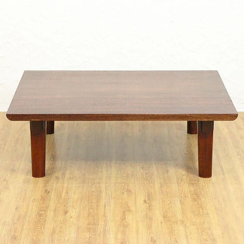 昭和ナラ材角ちゃぶ台 美品 ヴィンテージ座卓