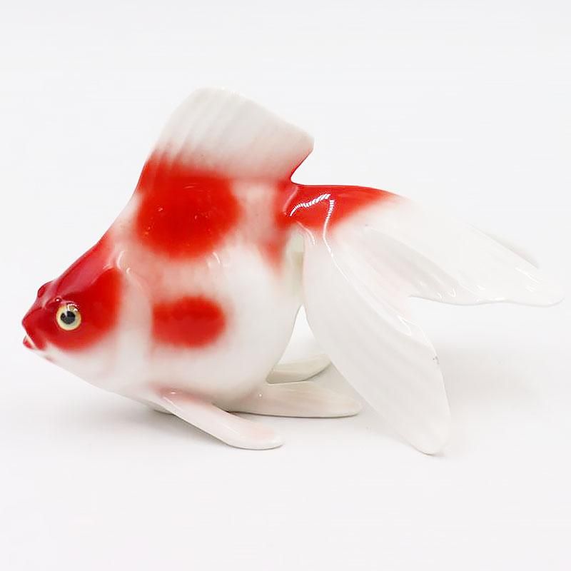 ノリタケボーンチャイナ 置物 オブジェ 金魚 琉金 アンティーク 骨董 ノリタケボーンチャイナ 置物 オブジェ 金魚 琉金 アンティーク 骨董