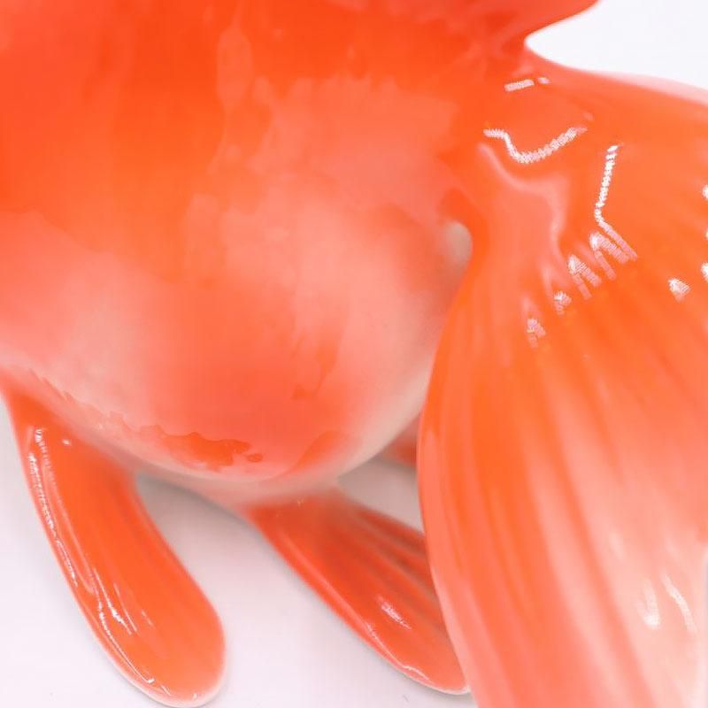 ノリタケボーンチャイナ 置物 オブジェ 金魚 琉金 アンティーク