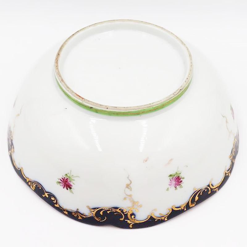 ヨーロッパ製アンティーク 手描き大鉢 直径24 華やか肖像多色